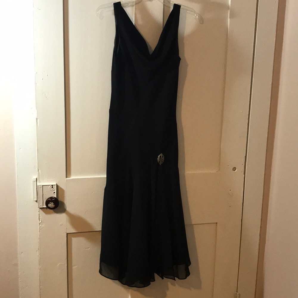 Flapper style black dress